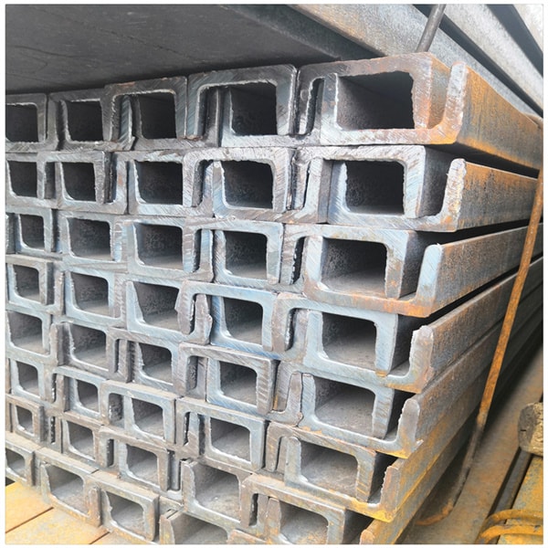 镀锌槽钢 Q235B国标 修建项目用U型钢 切割冲孔 配送到厂
